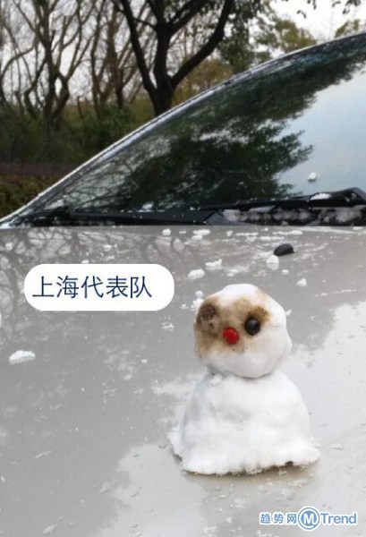 网友发起最丑雪人比赛