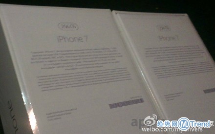 iPhone7包装盒曝光 苹果7真机开箱视频照片