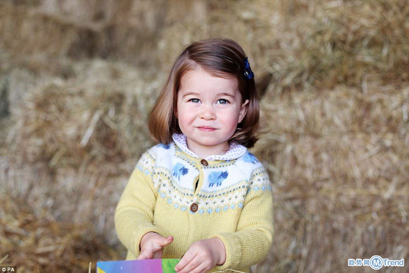 凯特王妃晒小公主萌照 夏洛特2岁成长组图