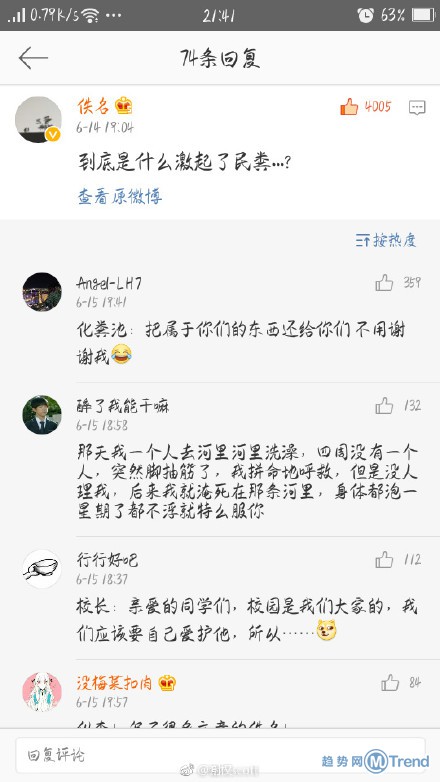 济南大学化粪池炸了 一片翔河