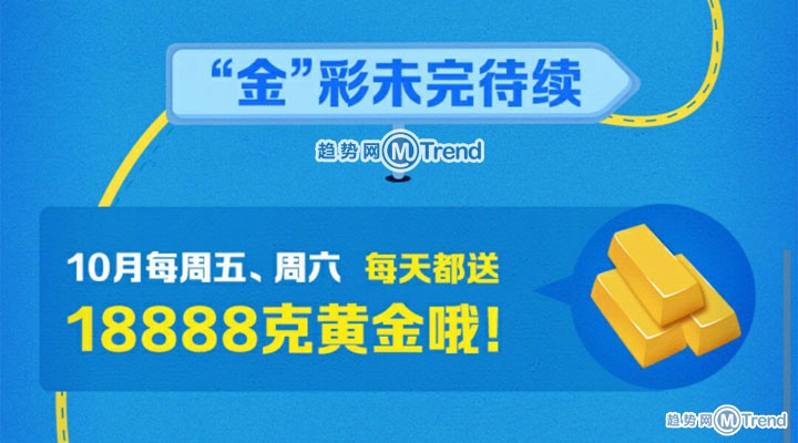 支付宝黄金周抽黄金抢红包完整攻略：官方规则一清二楚！