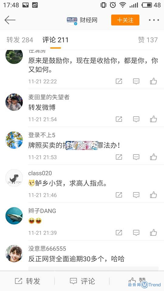 还在找放款松的现金贷？小额贷牌照停发，网友是这么说的