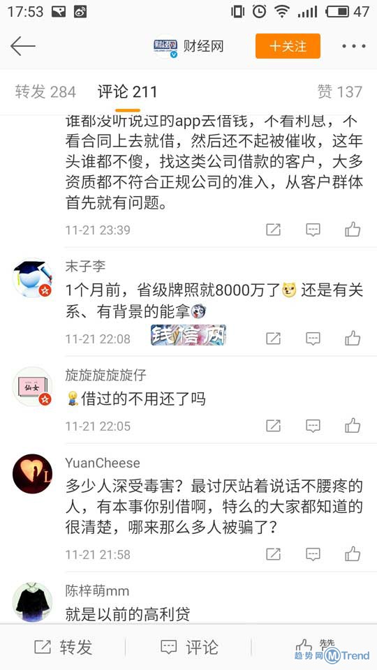 还在找放款松的现金贷？小额贷牌照停发，网友是这么说的