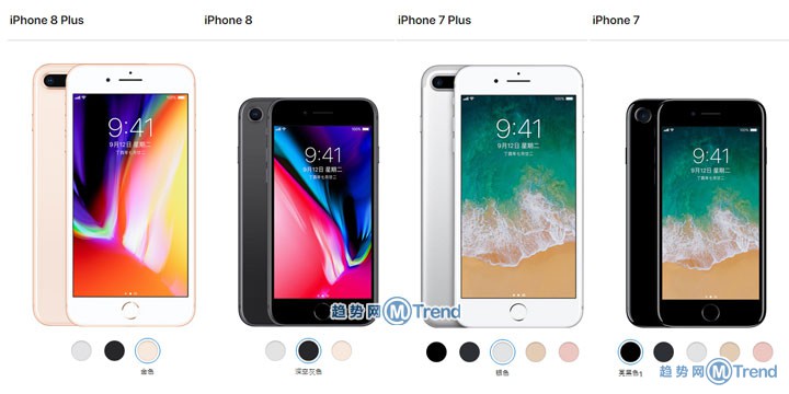 iPhone8 8Plus 苹果7 7Plus哪个好区别图：简明图表比较